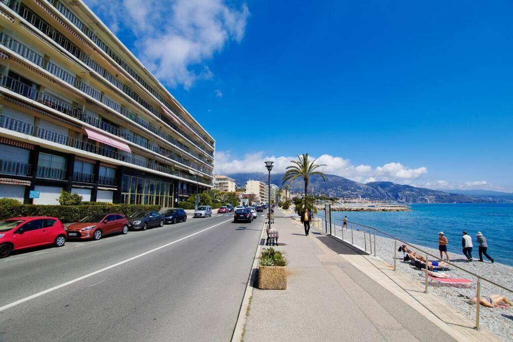 French Riviera: Seafront Apt & Pool Near Monaco Roquebrune-Cap-Martin Luaran gambar